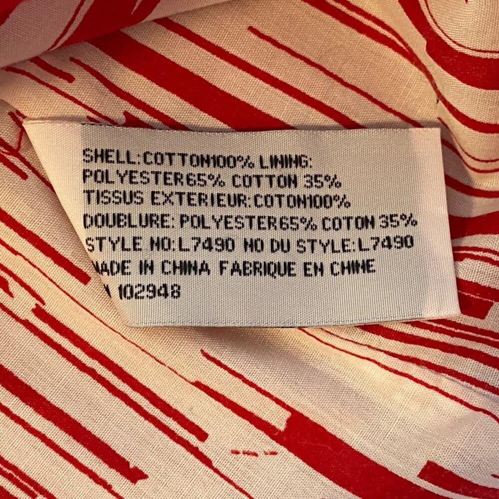 Anthropologie Tulle Trench Coat Womens Size S Red Button Up Long Sleeve Lined - Picture 8 of 8